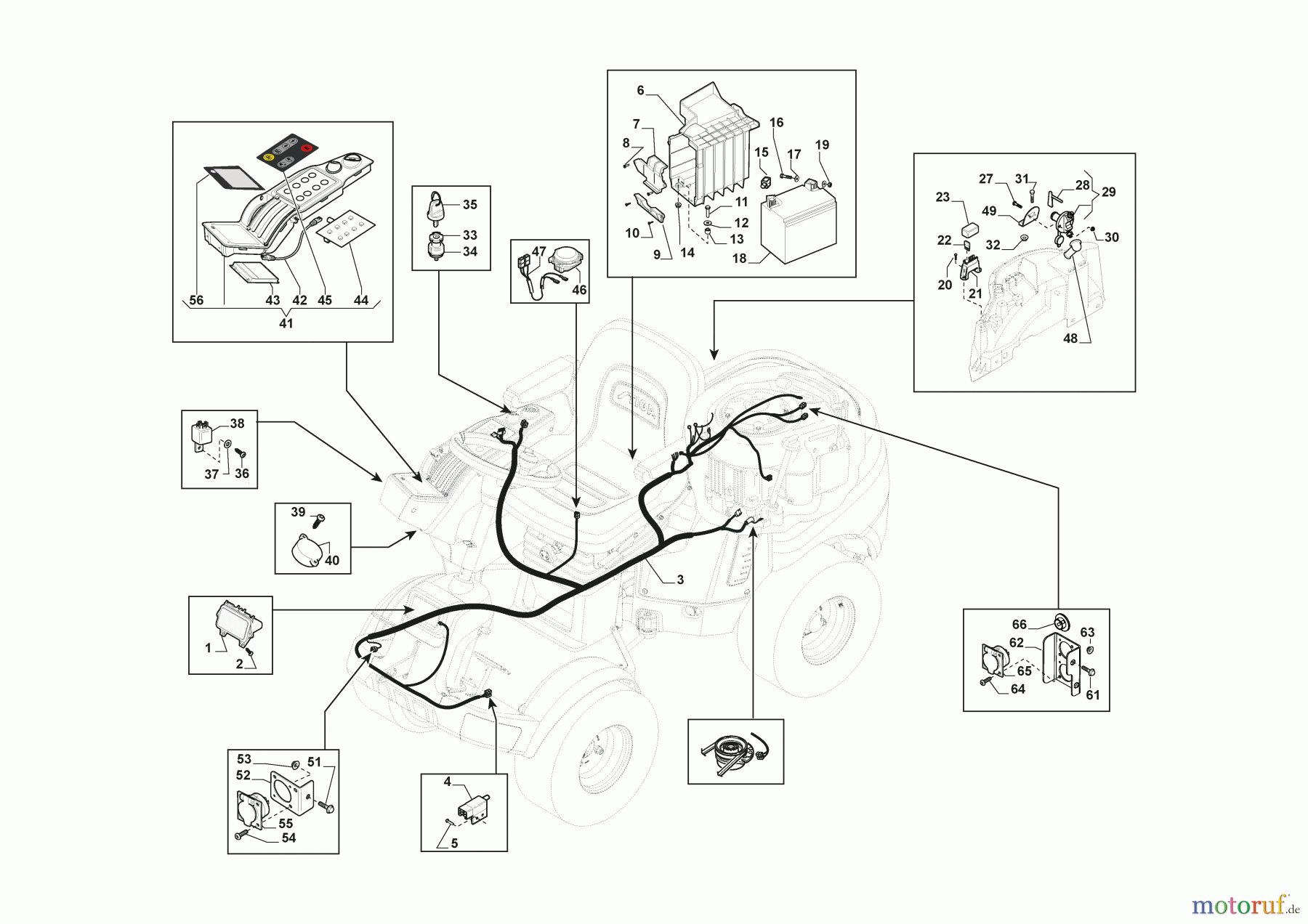  Stiga Frontmäher Baujahr 2024 Park Pro 900 WX (2024) 2F6430831/ST2P El. ausstattung