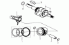 LONCIN Motoren LC175F-2 Listas de piezas de repuesto y dibujos Kubelwelle, Kolben