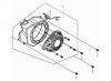 LONCIN Motoren LC175F-2 Listas de piezas de repuesto y dibujos Starter