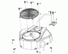 LONCIN Motoren LC2P77F, LC2P80F, LC2P82F Listas de piezas de repuesto y dibujos BLOWER HOUSING ASSEMBLY