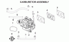 LONCIN Motoren LC2P77F, LC2P80F, LC2P82F Listas de piezas de repuesto y dibujos CARBURETOR ASSEMBLY