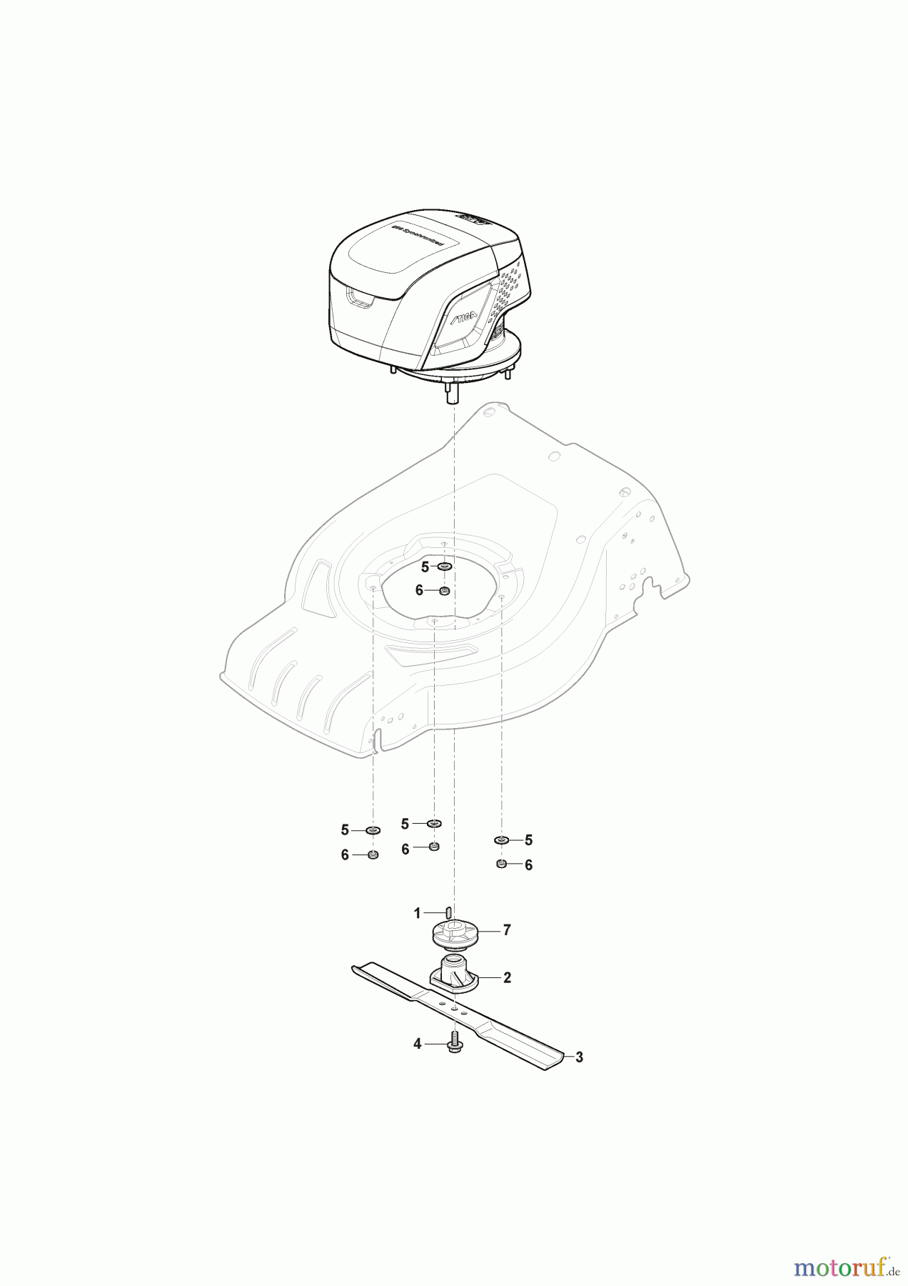  Stiga Rasenmäher Baujahr 2024 Akkurasenmäher Collector 548e S Kit (2024) [2L0486008/ST1] Schneidwerkzeug