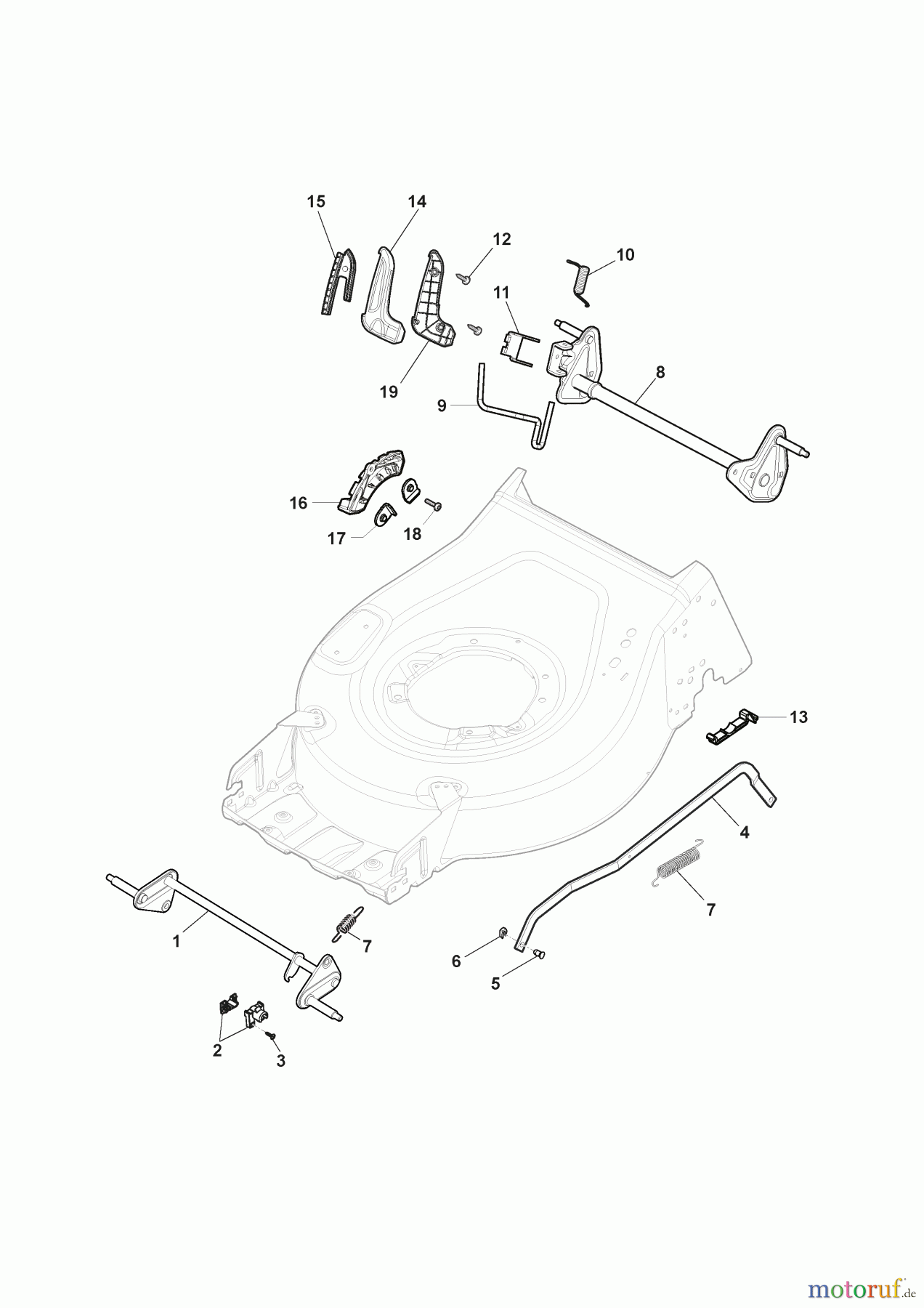  Stiga Rasenmäher Baujahr 2024 Akkurasenmäher Collector 548 AE Kit (2024) 2L0485808/ST1 Schnittverstellung