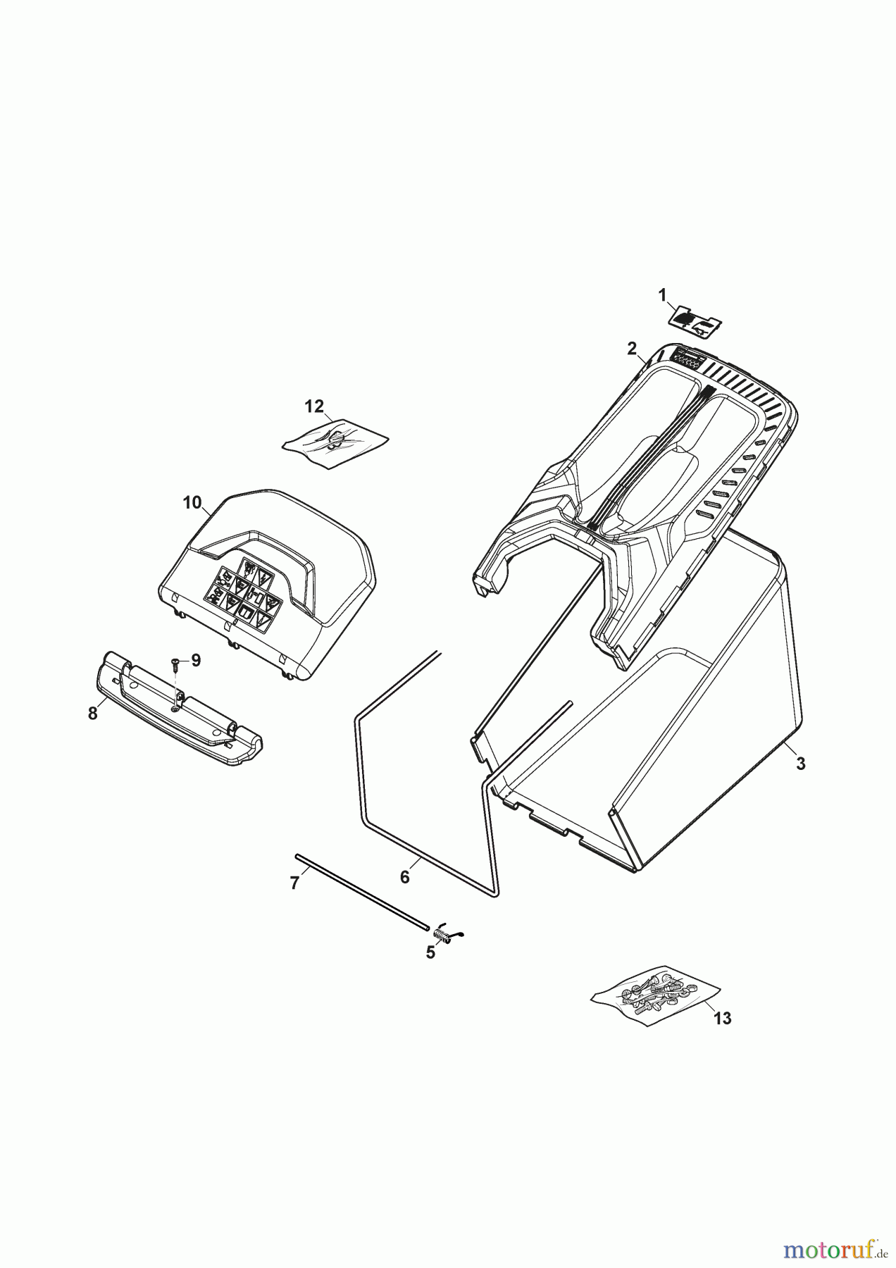  Stiga Rasenmäher Baujahr 2024 Akkurasenmäher Collector 548 AE Kit (2024) 2L0485808/ST1 Grasfangeinrichtung