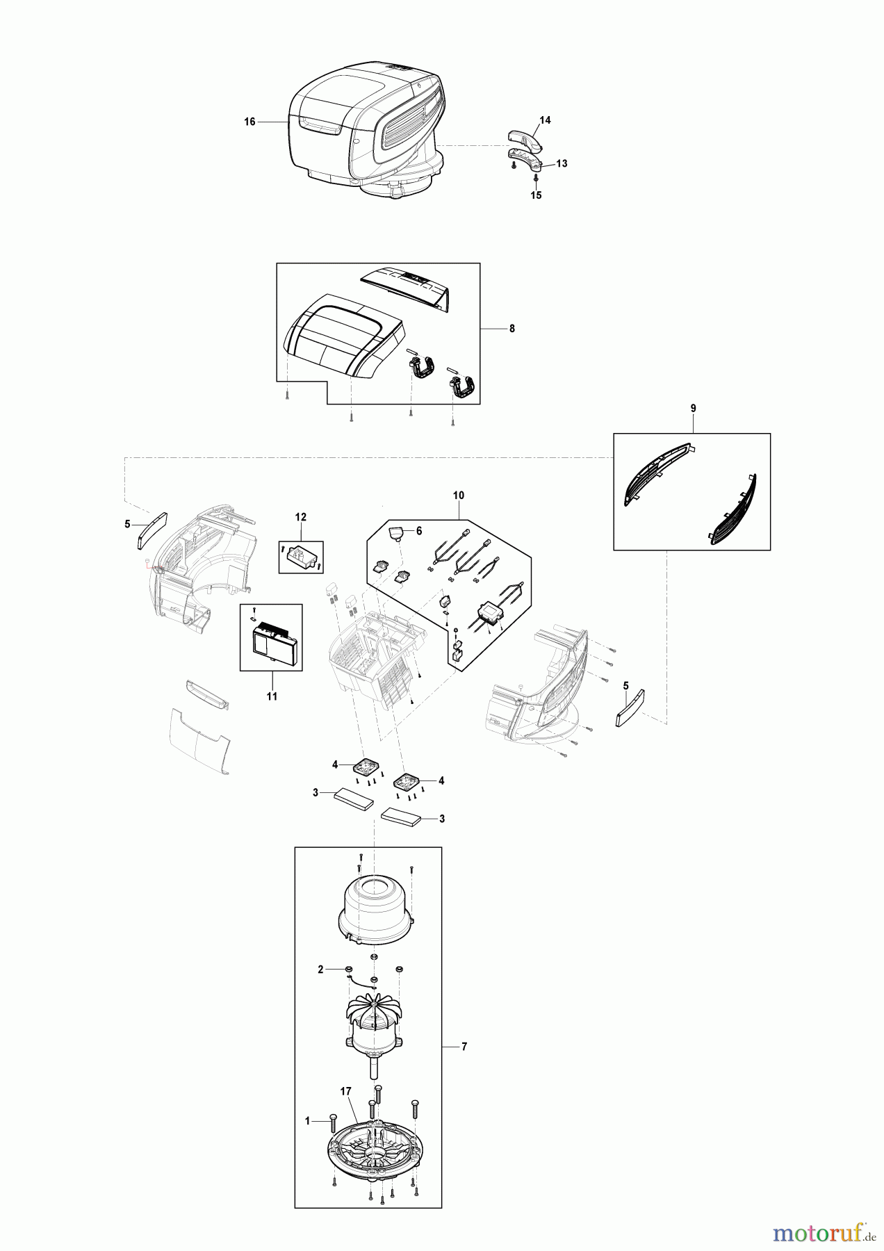  Stiga Rasenmäher Baujahr 2024 Akkurasenmäher Twinclip 950e V Kit (2024) 294513998/ST1 Elektromotor