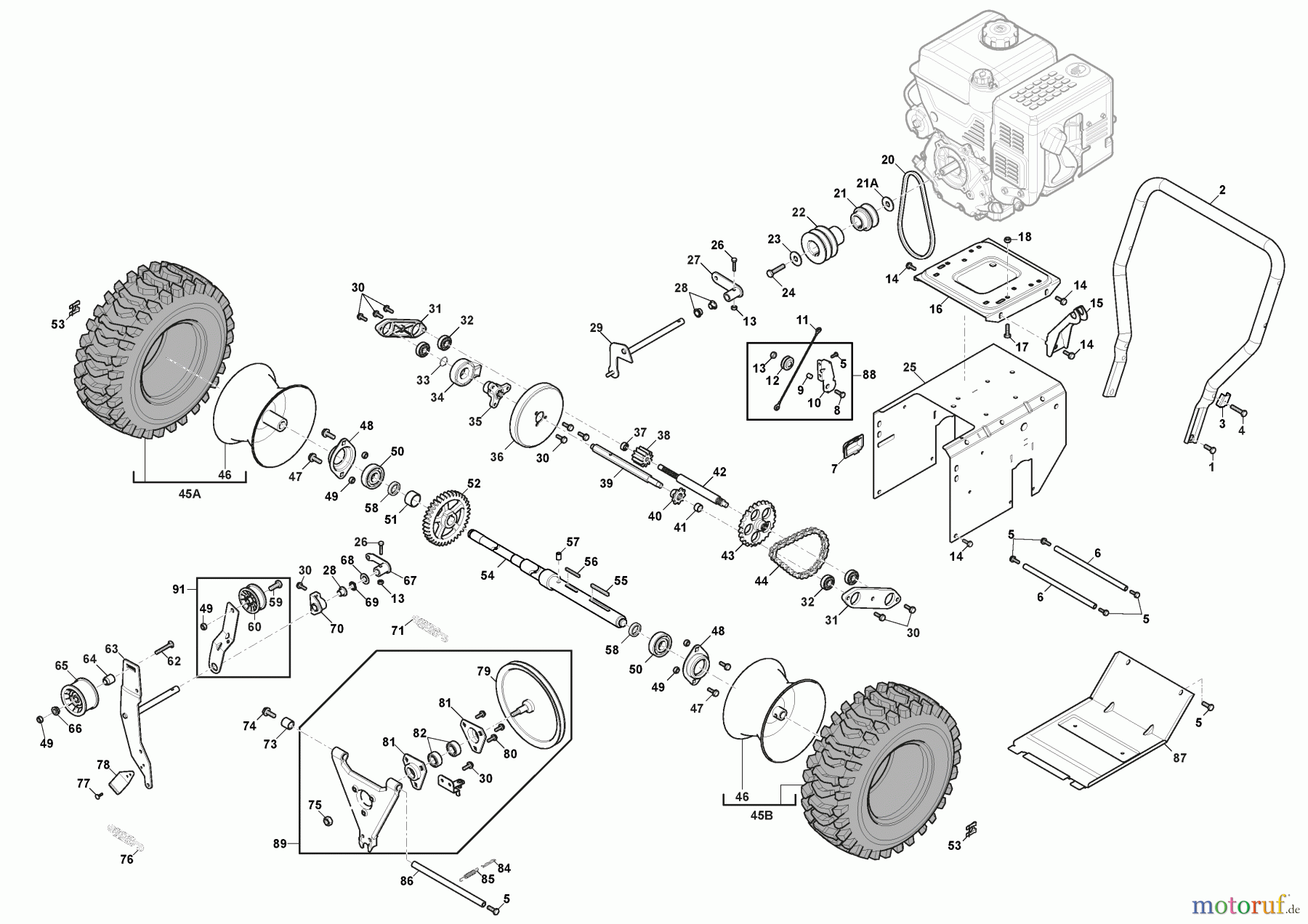  Stiga Schneefräsen Baujahr 2024 ST 4262 P (2024) 18-2841-31 Getriebe