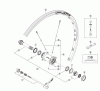 Shimano WH Wheels - Laufräder Listas de piezas de repuesto y dibujos WH-M985-F XTR Front Whee