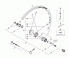 Shimano WH Wheels - Laufräder Listas de piezas de repuesto y dibujos WH-M985-R XTR Rear Wheel (8/9/10-Speed)