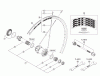 Shimano WH Wheels - Laufräder Listas de piezas de repuesto y dibujos WH-MT55-F15 Front Wheel 