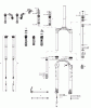 Sram RockShox Listas de piezas de repuesto y dibujos BLUTO A1-A5 (2015-2022)