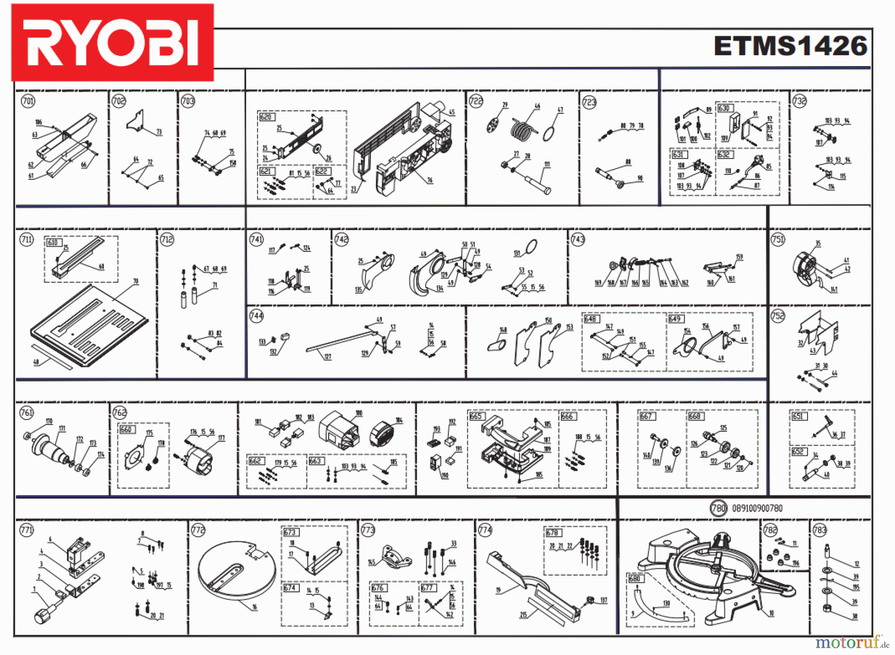  Ryobi Sägen Tischkreissägen ETMS1426 Seite 2