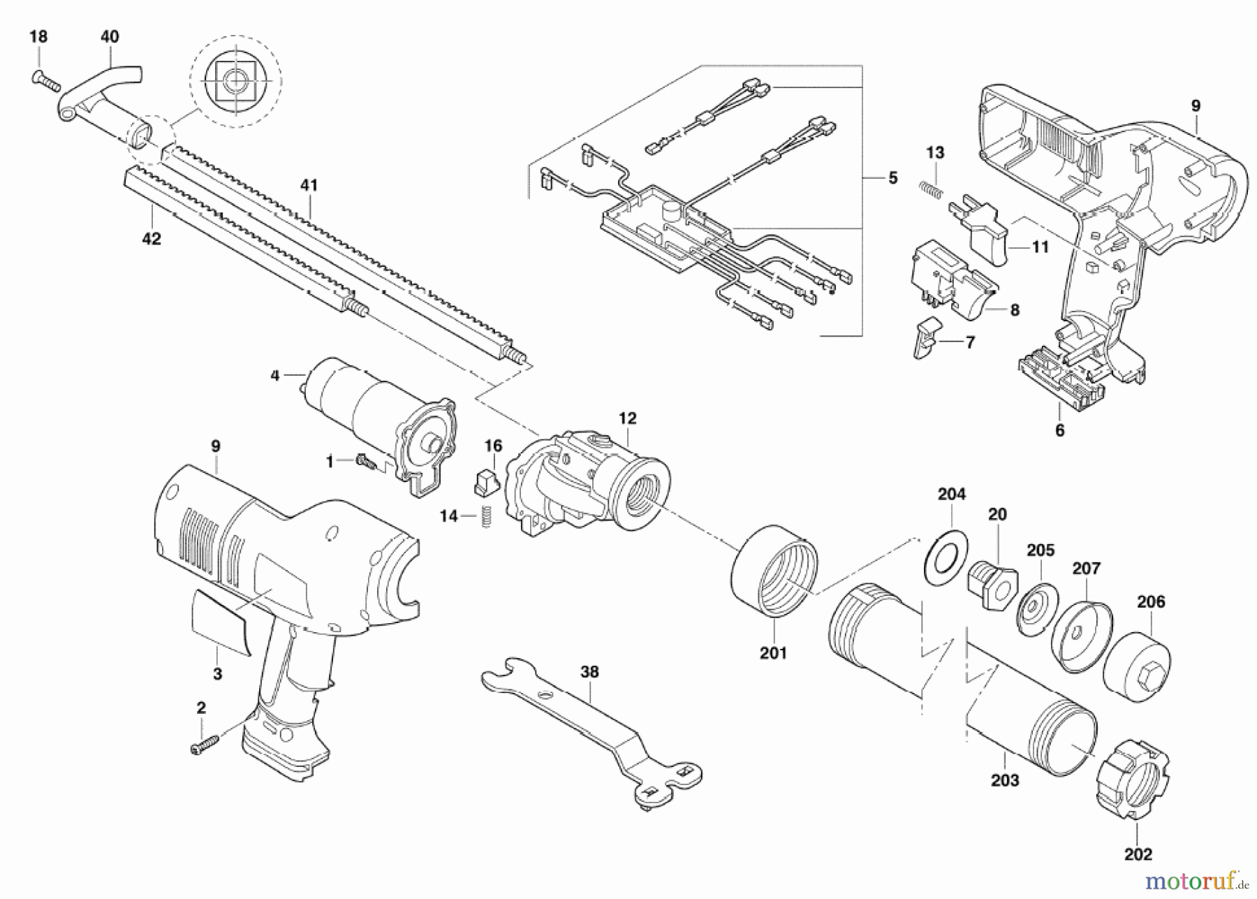  Milwaukee Akku-Geräte FORCE LOGIC ältere Geräte PCG12 AK.-AUSPRESSPISTOLE Bild 3