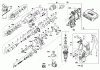 Milwaukee Bohren und Meißeln ältere Geräte Bohrhämmer Listas de piezas de repuesto y dibujos HD18HX-32C AKKU-BOHRHAMMER