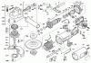 Milwaukee Schleifen und Polieren Schleifer 115mm Listas de piezas de repuesto y dibujos AGV15-125XC WINKELSCHLEIFER