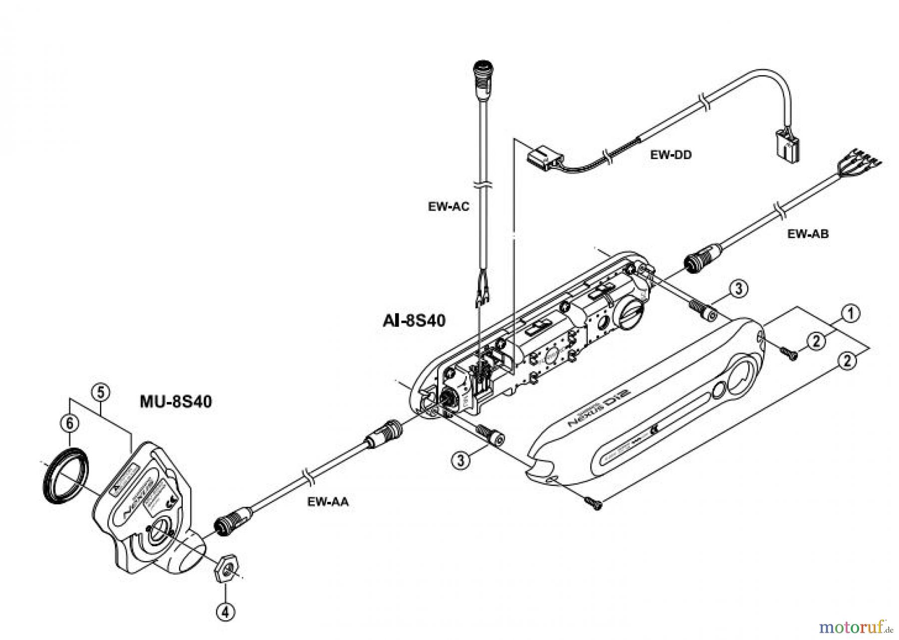  Shimano AI Automatic Inter-3/5/7 - Automatische Nabenschaltung AI-MU-8S40