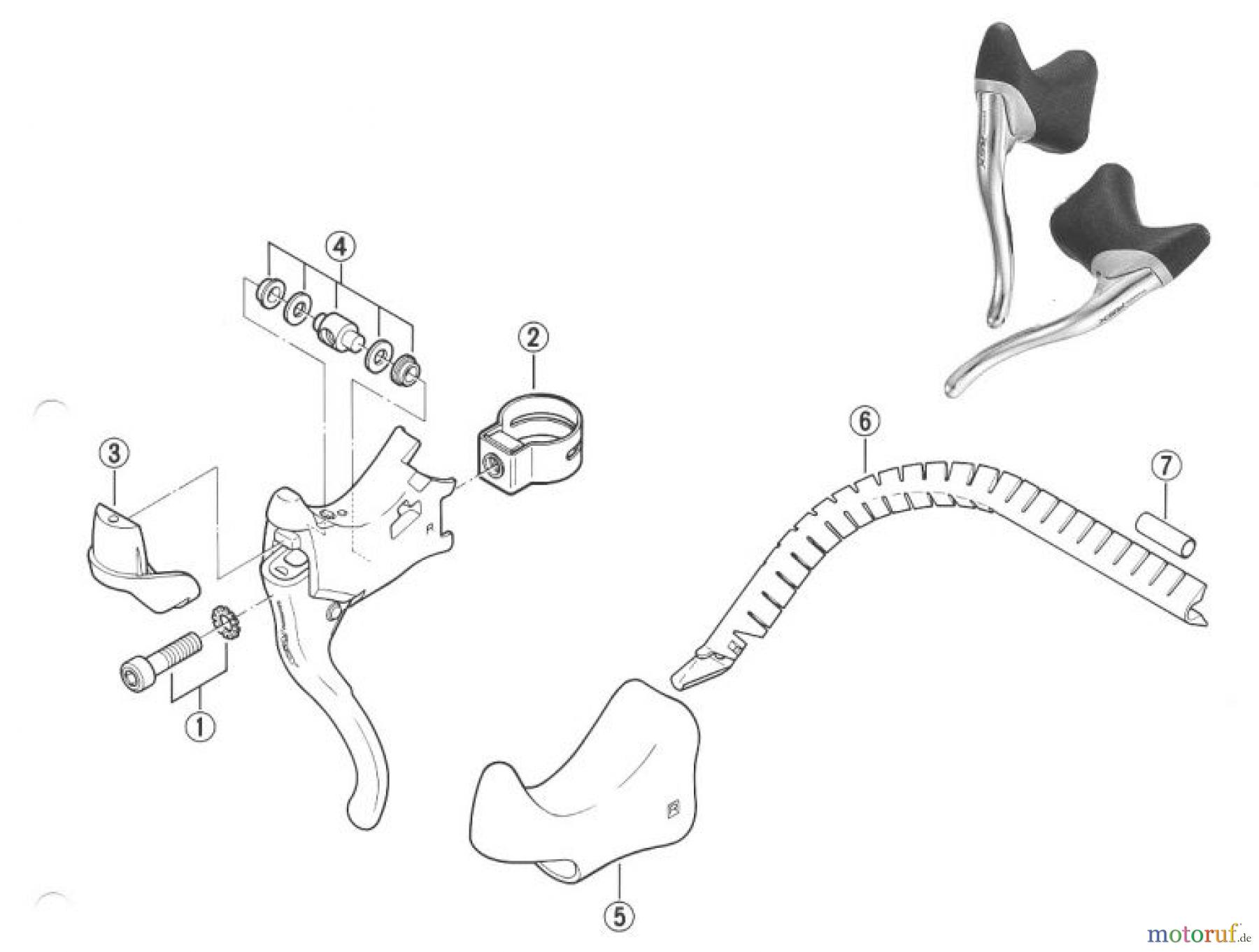  Shimano BL Brake Lever - Bremshebel BL-A410