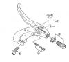 Shimano BL Brake Lever - Bremshebel Listas de piezas de repuesto y dibujos BL-C050L