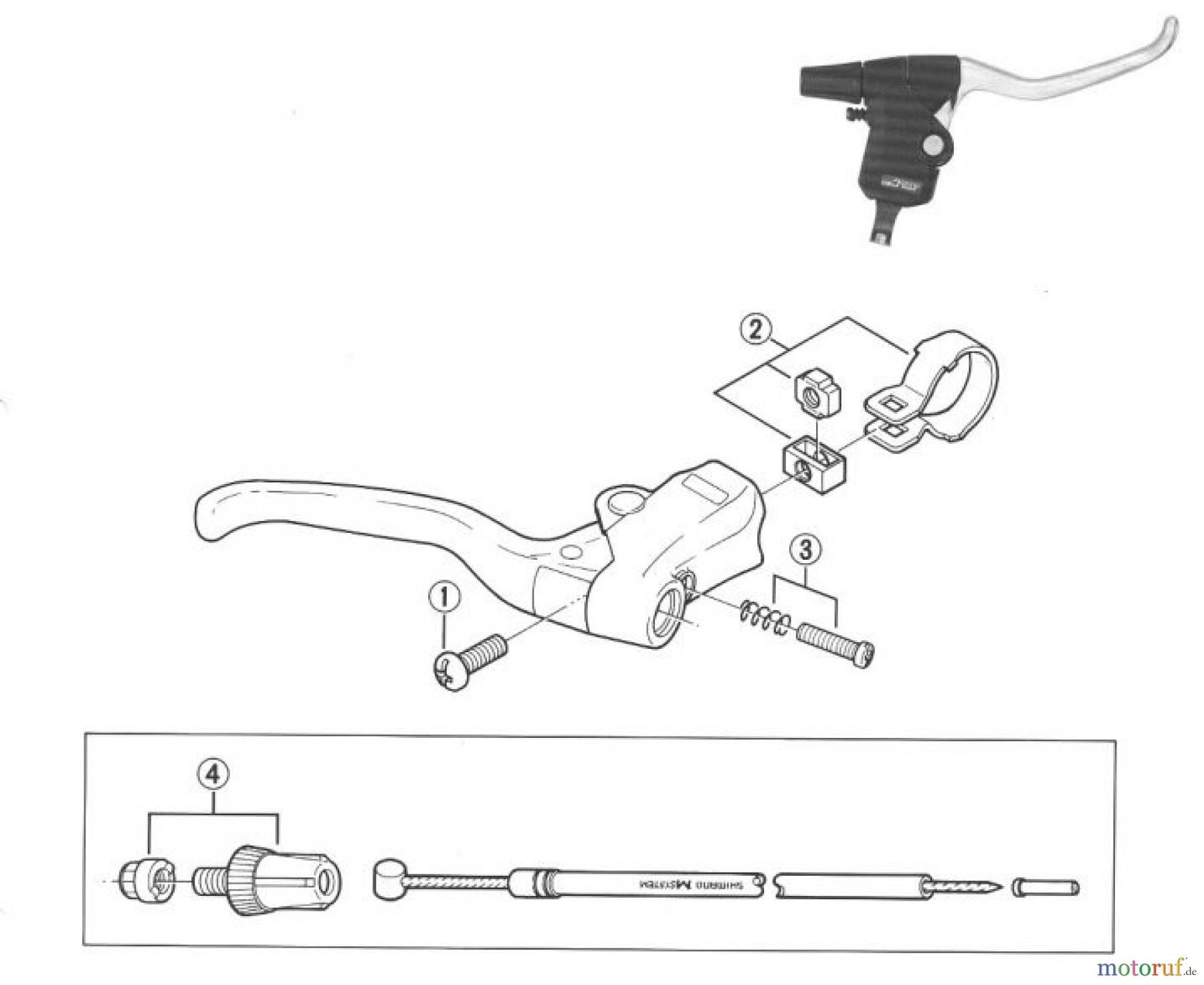  Shimano BL Brake Lever - Bremshebel BL-CT50-94