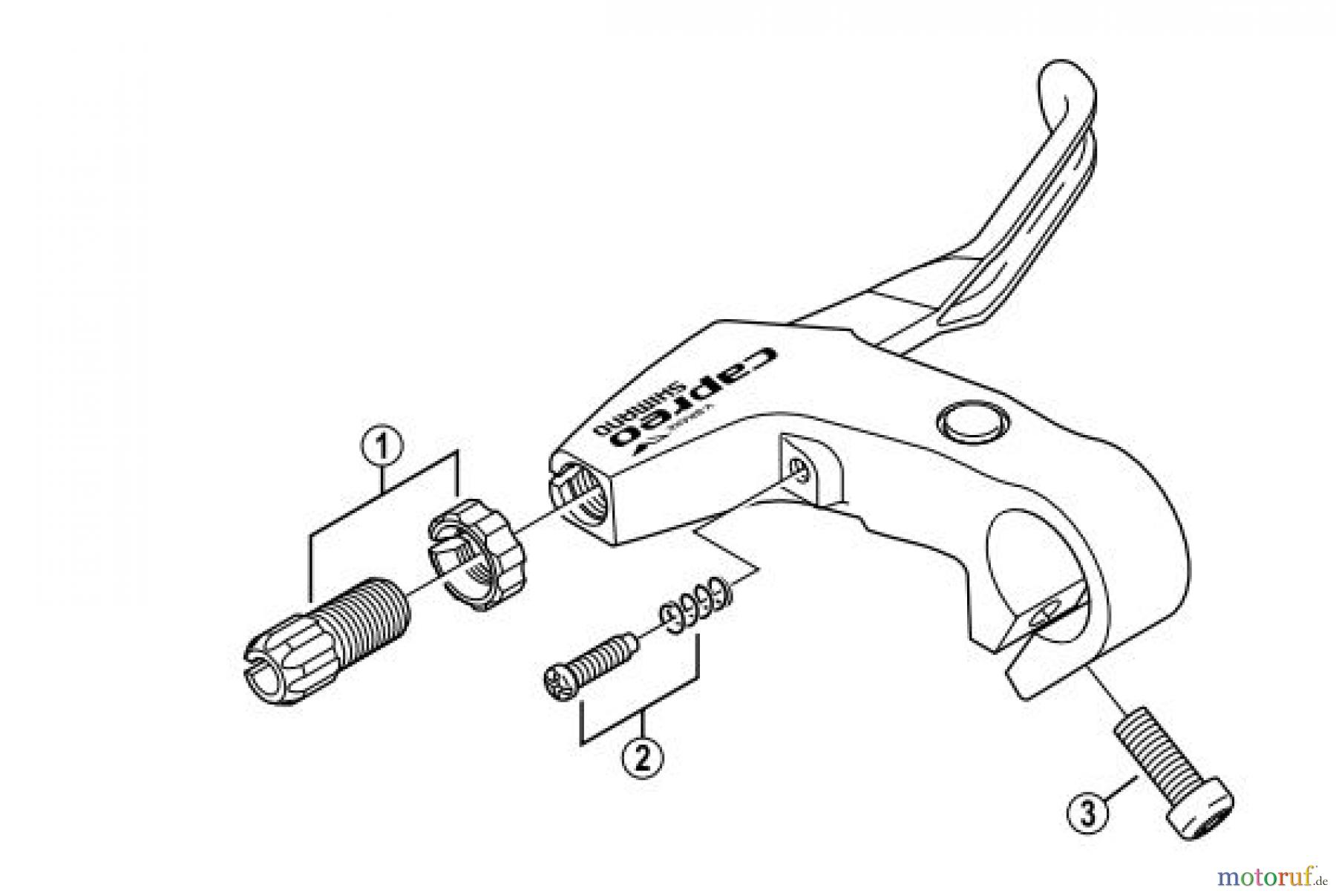  Shimano BL Brake Lever - Bremshebel BL-F700-03