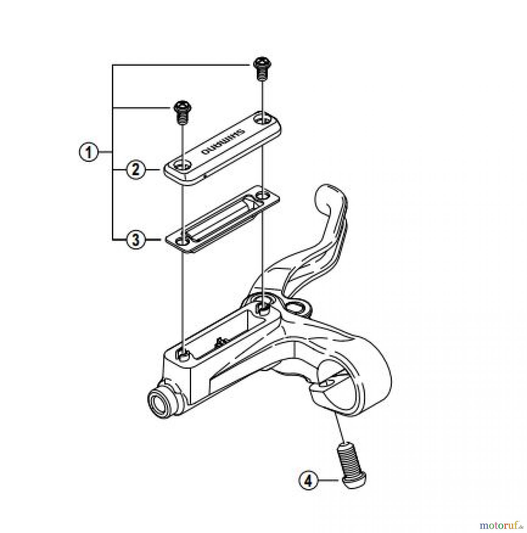  Shimano BL Brake Lever - Bremshebel BL-M485-2735