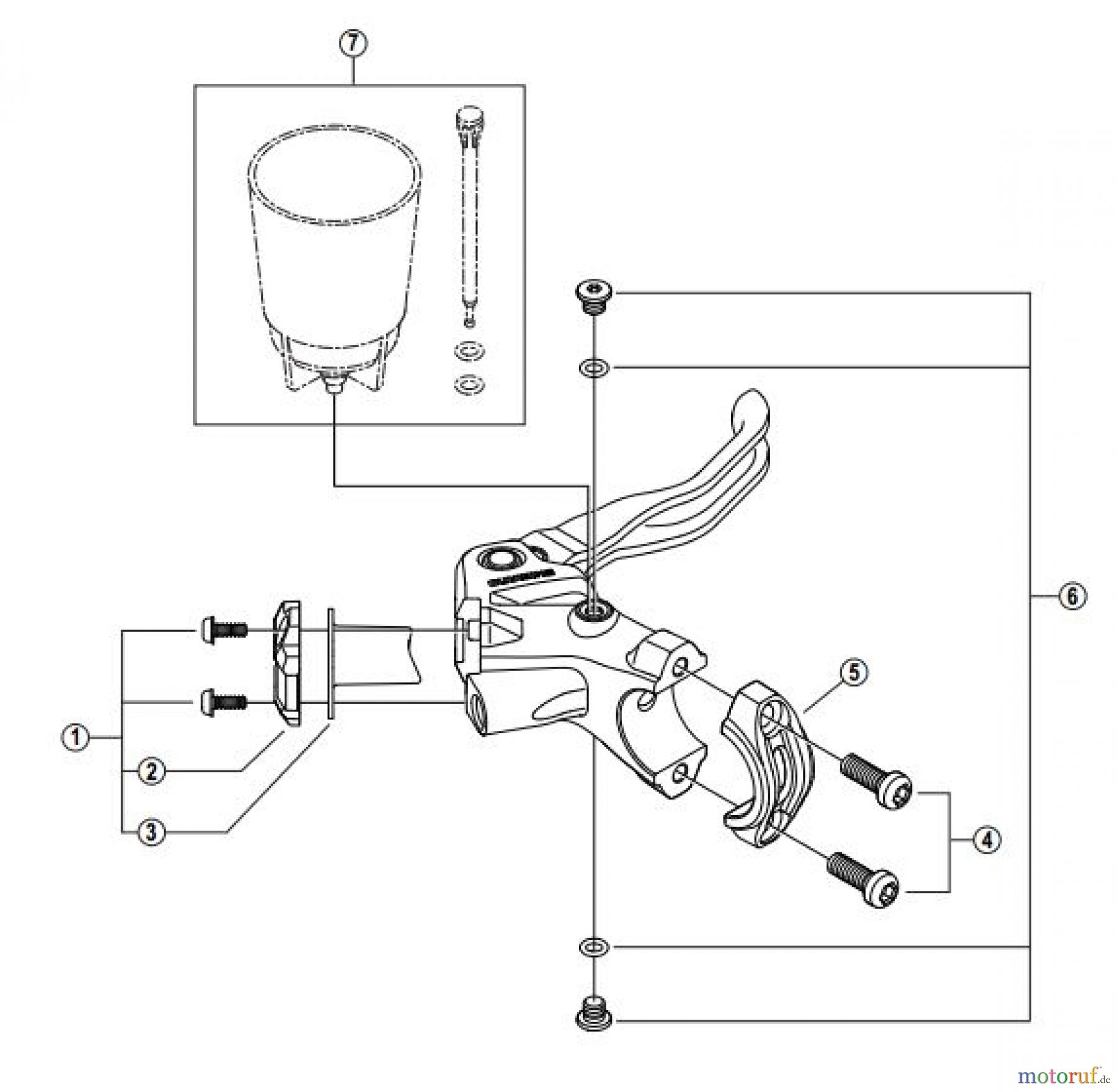  Shimano BL Brake Lever - Bremshebel BL-M575-2866