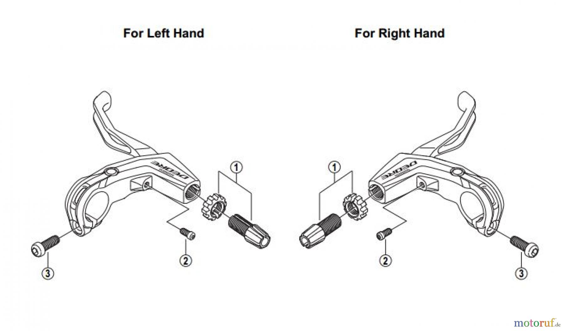  Shimano BL Brake Lever - Bremshebel BL-M590-M591-2907A