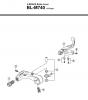 Shimano BL Brake Lever - Bremshebel Listas de piezas de repuesto y dibujos BL-M740-2486