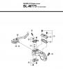 Shimano BL Brake Lever - Bremshebel Listas de piezas de repuesto y dibujos BL-M775