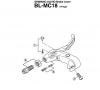 Shimano BL Brake Lever - Bremshebel Listas de piezas de repuesto y dibujos BL-MC18