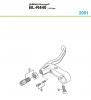 Shimano BL Brake Lever - Bremshebel Listas de piezas de repuesto y dibujos BL-R440-01