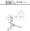 Shimano BL Brake Lever - Bremshebel Listas de piezas de repuesto y dibujos BL-T445-3228