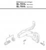 Shimano BL Brake Lever - Bremshebel Listas de piezas de repuesto y dibujos BL-T610-3497