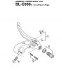 Shimano BL Brake Lever - Bremshebel Listas de piezas de repuesto y dibujos BLC050-L