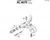 Shimano BL Brake Lever - Bremshebel Listas de piezas de repuesto y dibujos BLM570