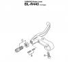 Shimano BL Brake Lever - Bremshebel Listas de piezas de repuesto y dibujos BLR440