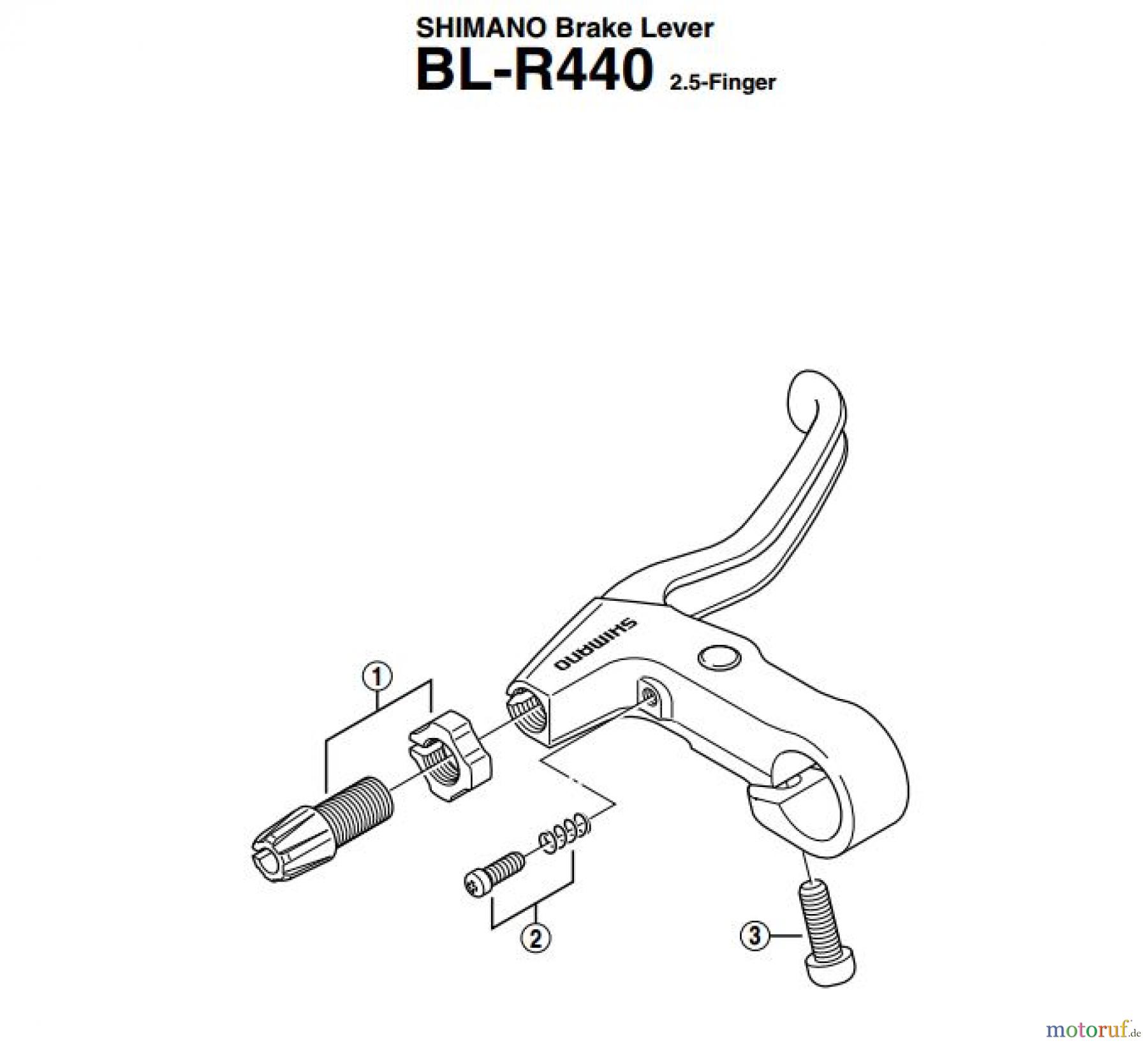  Shimano BL Brake Lever - Bremshebel BLR440