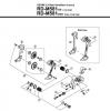 Shimano RD Rear Derailleur - Schaltwerk Listas de piezas de repuesto y dibujos RD-M581-2552