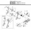 Shimano RD Rear Derailleur - Schaltwerk Listas de piezas de repuesto y dibujos RD-M781-3320