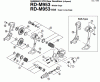 Shimano RD Rear Derailleur - Schaltwerk Listas de piezas de repuesto y dibujos RD-M953