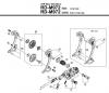 Shimano RD Rear Derailleur - Schaltwerk Listas de piezas de repuesto y dibujos RD-M972-2758