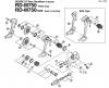 Shimano RD Rear Derailleur - Schaltwerk Listas de piezas de repuesto y dibujos RD-M750