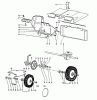 Wolf-Garten 6.51 BA 6950580 Series A (1996) Listas de piezas de repuesto y dibujos Gearbox, Wheels