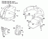Wolf-Garten RQ 745 7122000 (1996) Listas de piezas de repuesto y dibujos Motor housing, Deflector