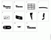 Viking Aufsitzmäher MR 340 Listas de piezas de repuesto y dibujos L - Aufkleber