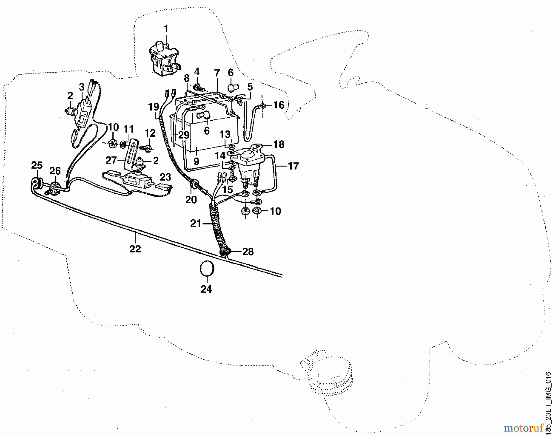  Viking Aufsitzmäher Aufsitzmäher MT 680 P - Elektrische Bauteile - 2