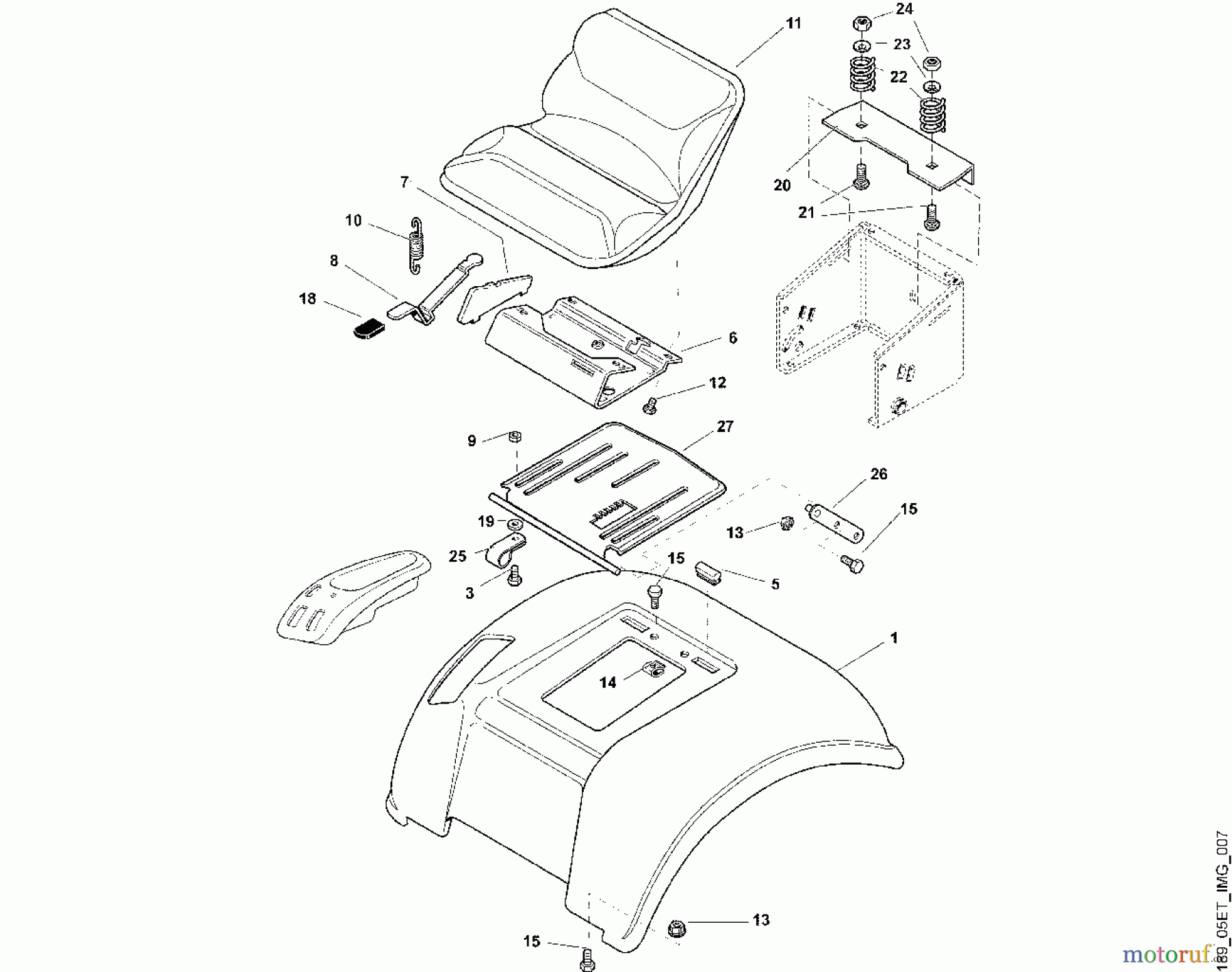  Viking Aufsitzmäher Aufsitzmäher MT 830/38