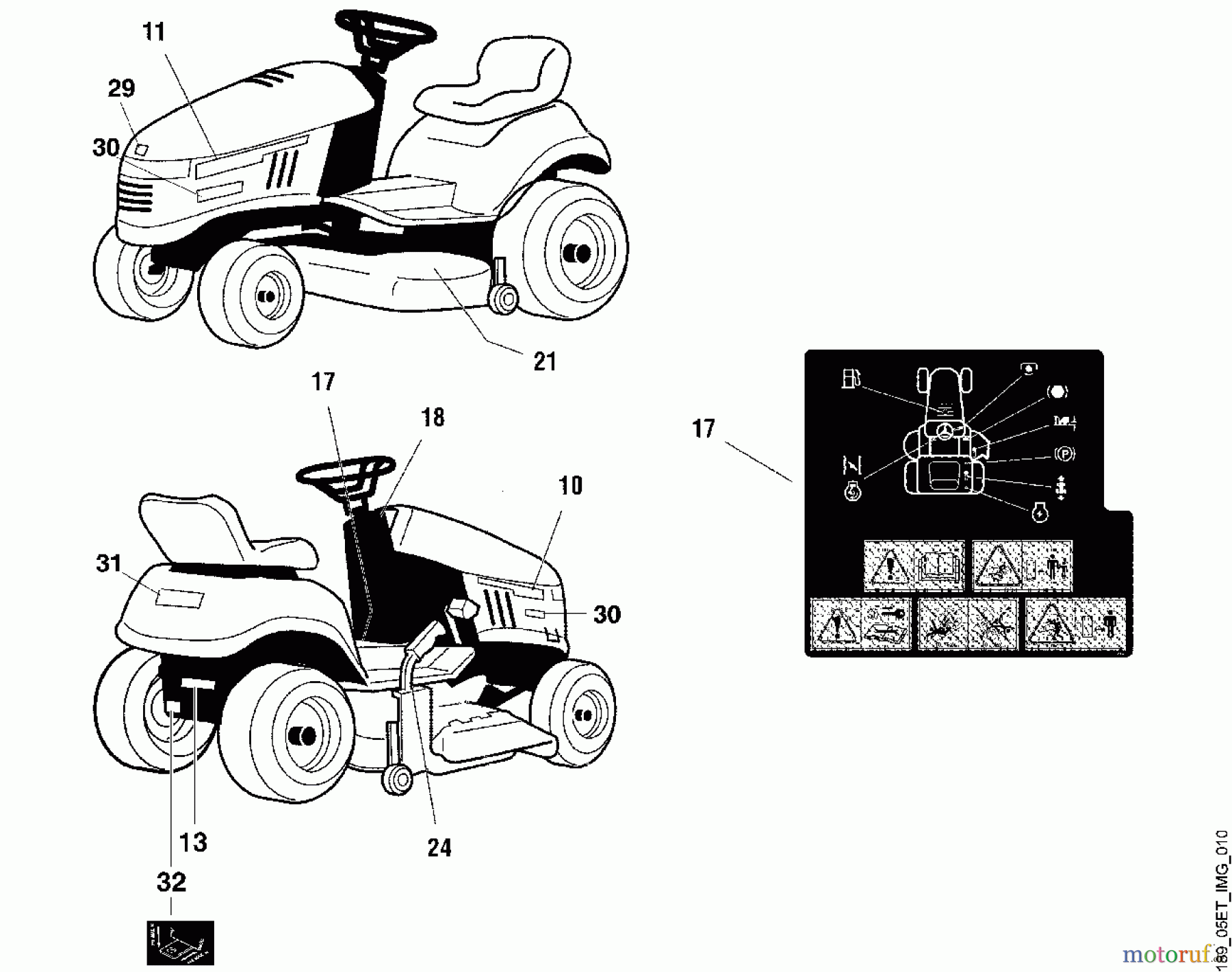  Viking Aufsitzmäher Aufsitzmäher MT 830/38