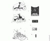 Viking Aufsitzmäher MT 835 40" Listas de piezas de repuesto y dibujos J - Aufkleber