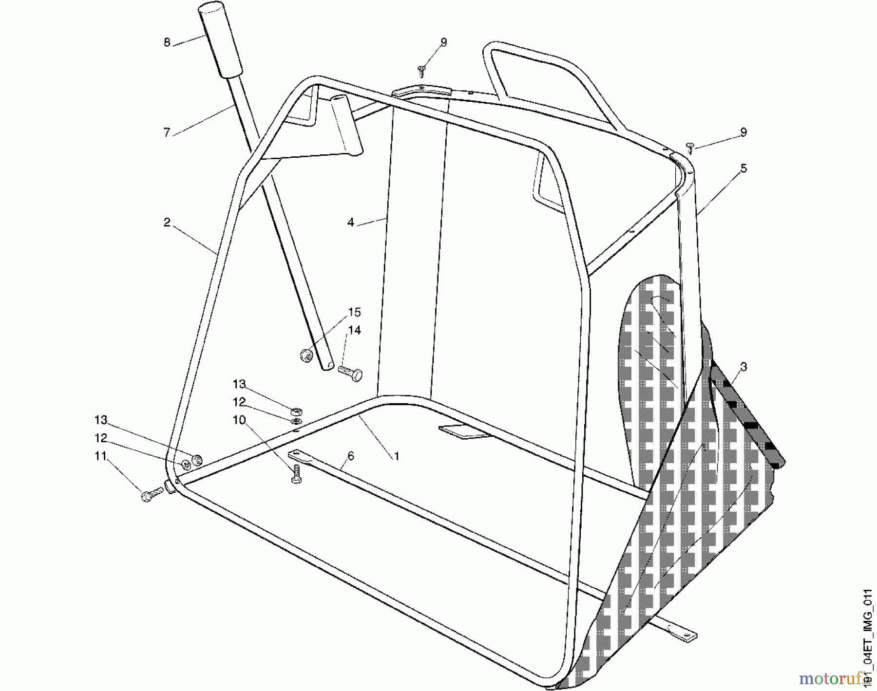  Viking Aufsitzmäher Aufsitzmäher MT 545 K - Grasfangkorb - 2