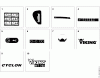 Viking Aufsitzmäher MT 780 Modell 2000, 2001 Listas de piezas de repuesto y dibujos N - Aufkleber